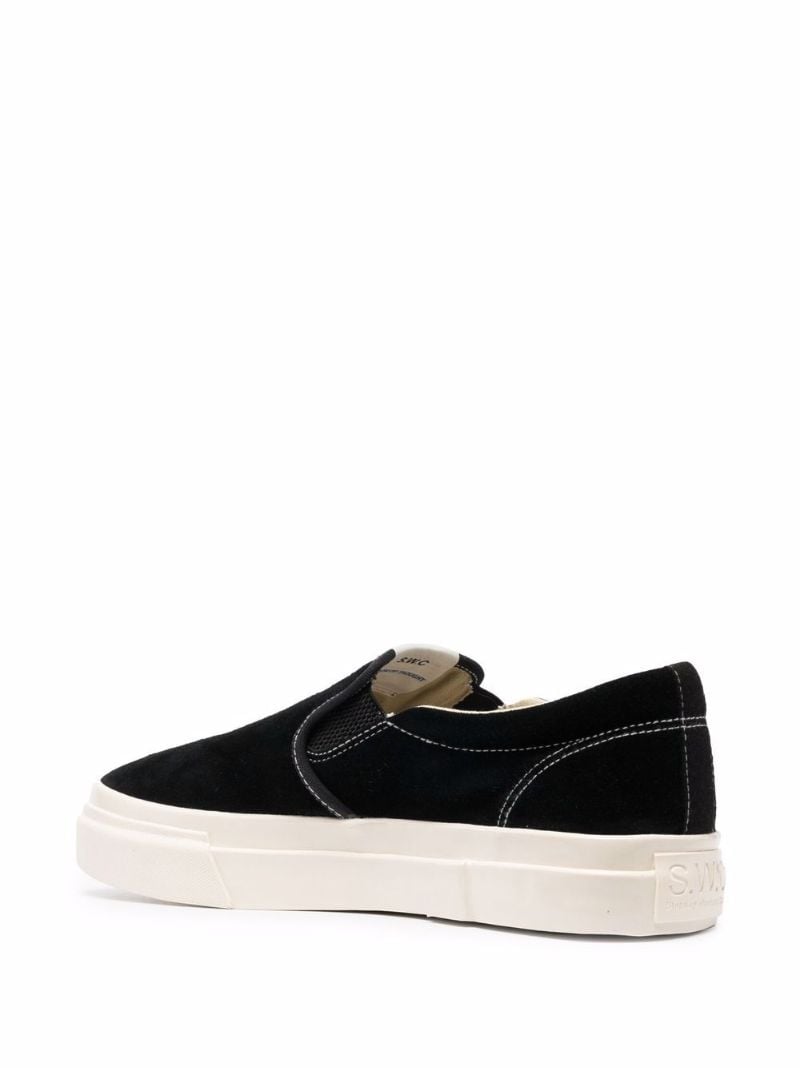 Black Lister Suede Slip-on Sneakers