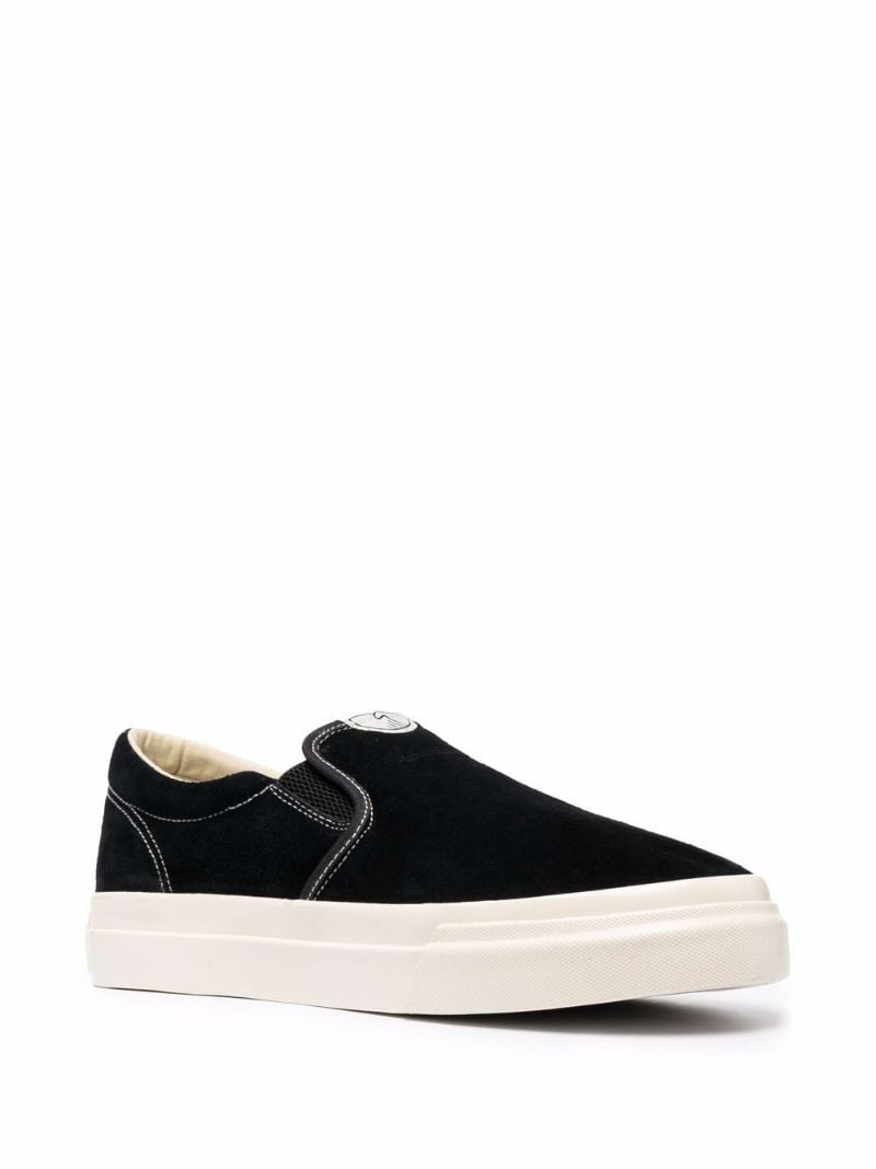 Black Lister Suede Slip-on Sneakers