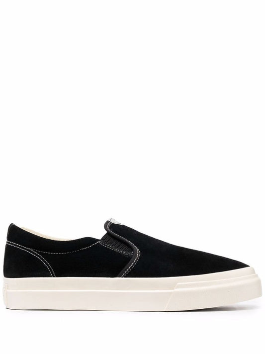 Black Lister Suede Slip-on Sneakers