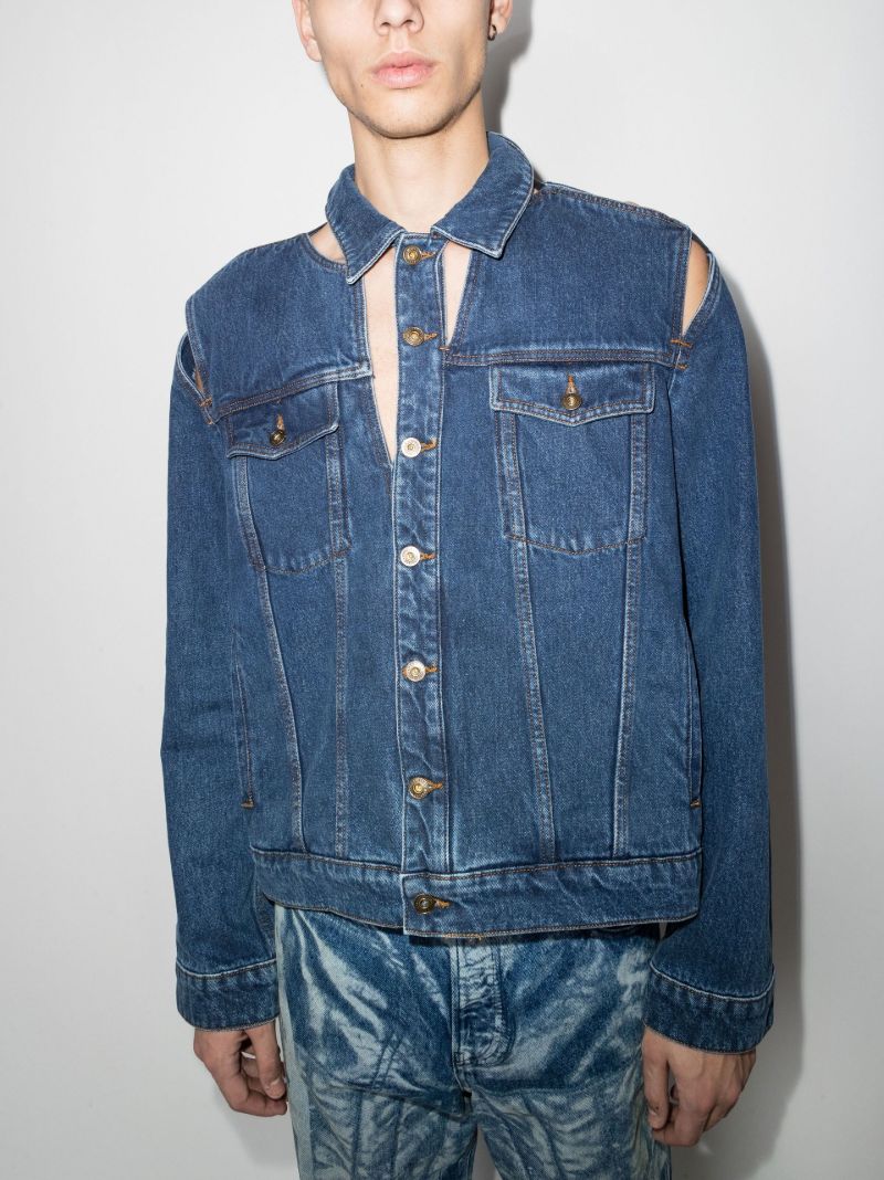 Cutout Denim Jacket