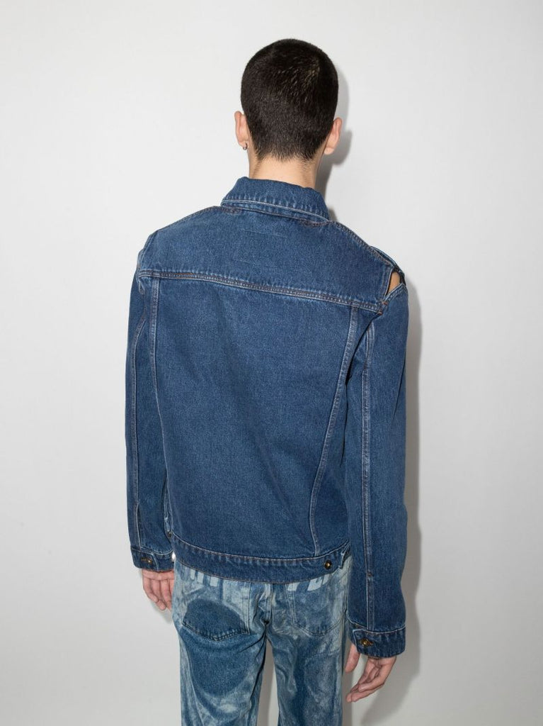 Cutout Denim Jacket