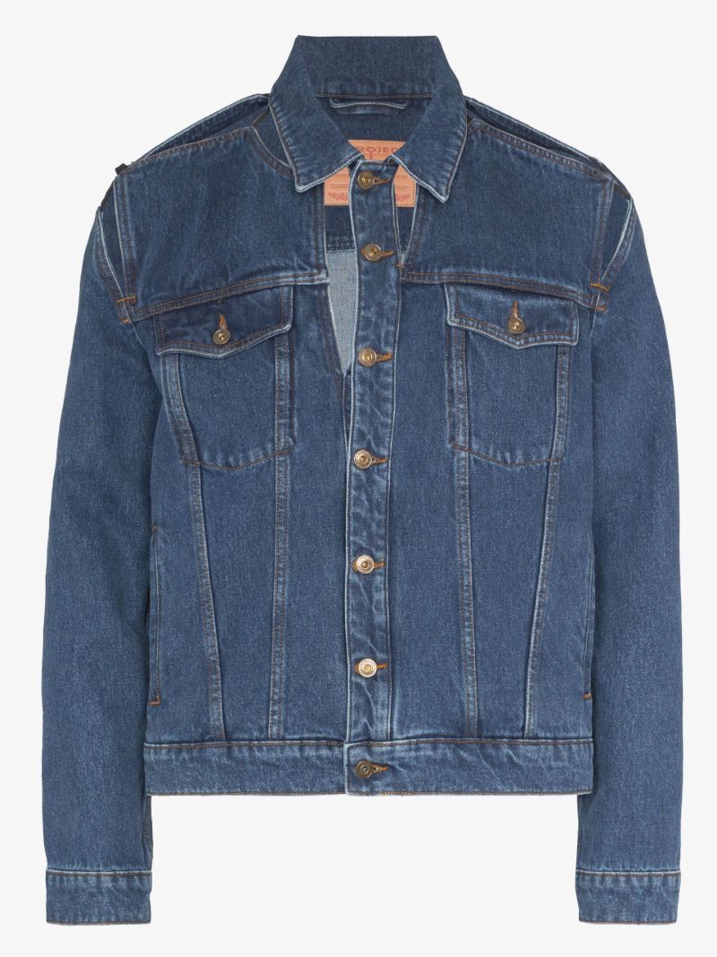 Cutout Denim Jacket