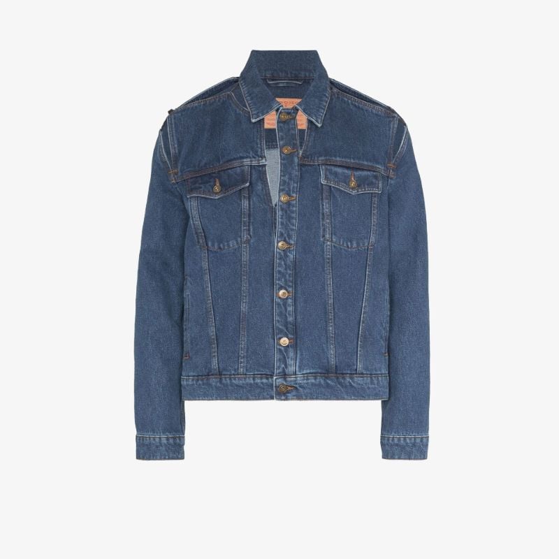 Cutout Denim Jacket