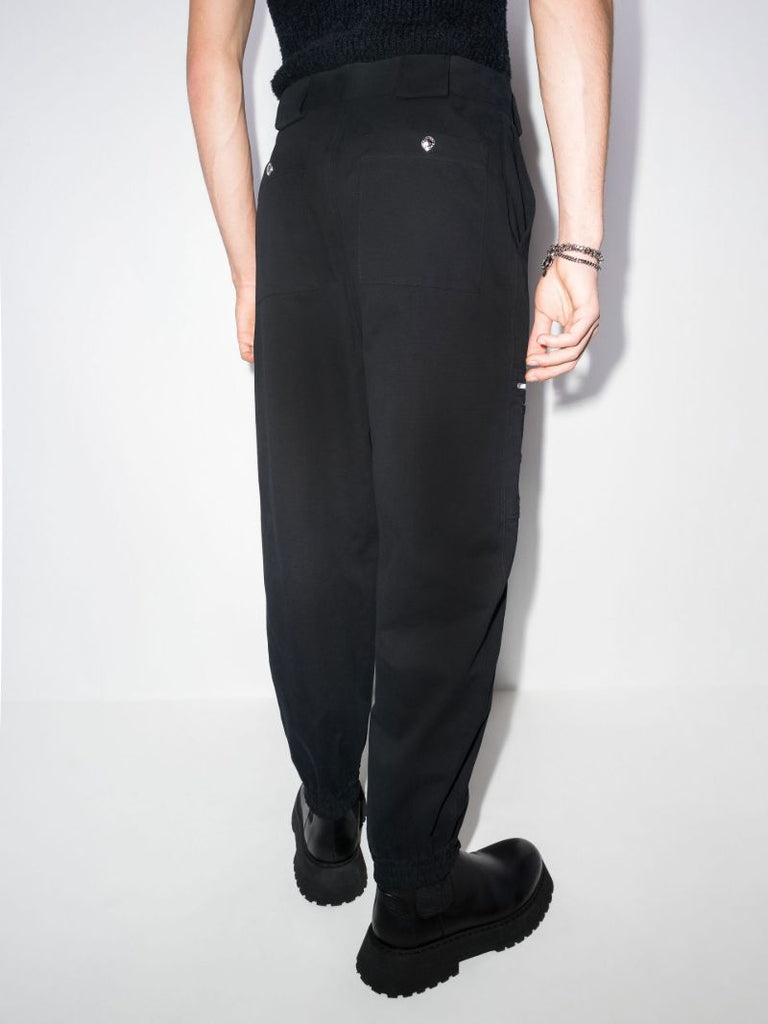 Zip Detail Cotton Track Pants
