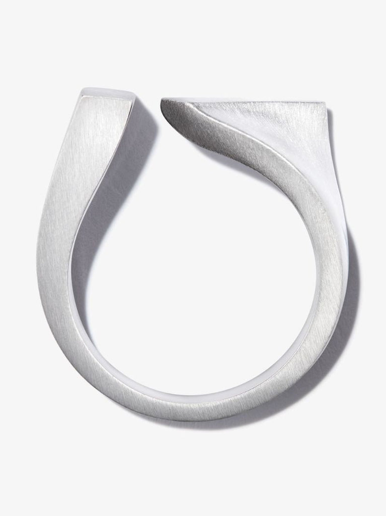 Sterling Silver Tilt Ring