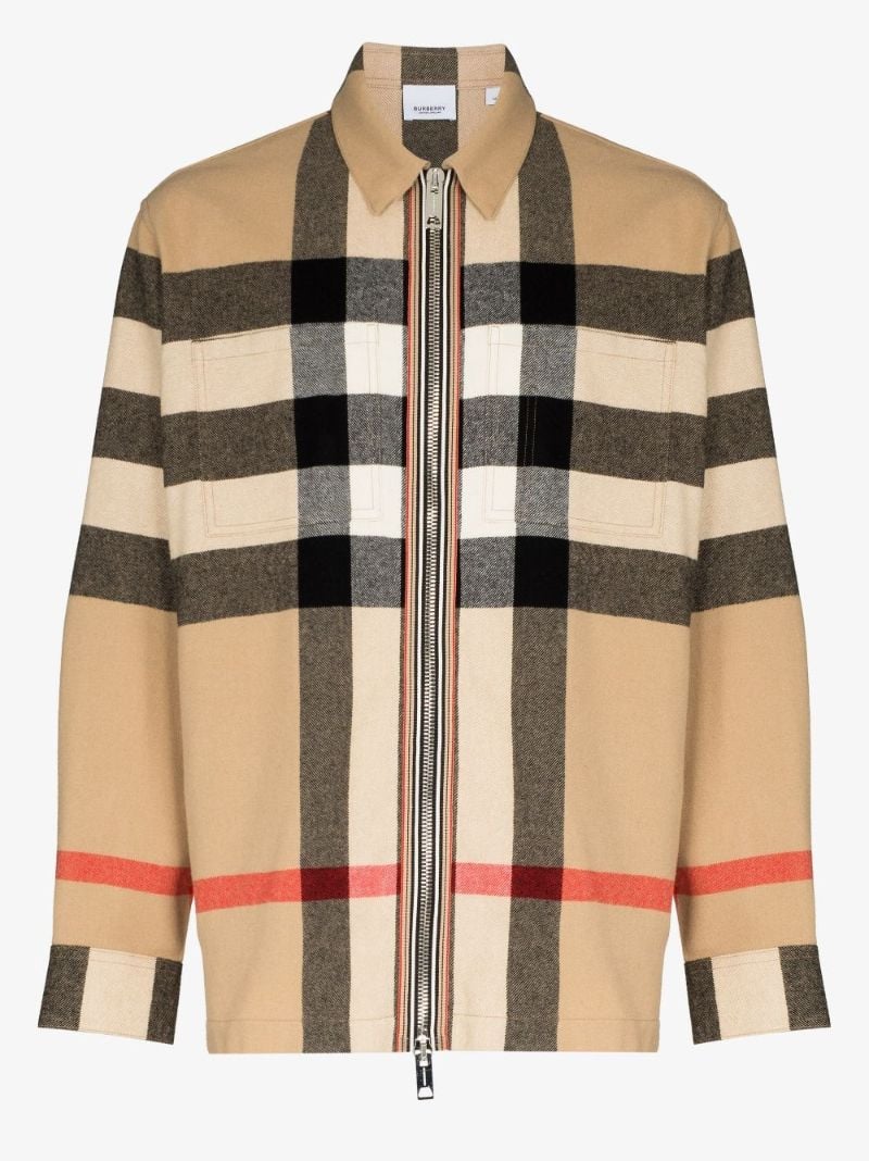 Hague Check Wool Shirt Jacket