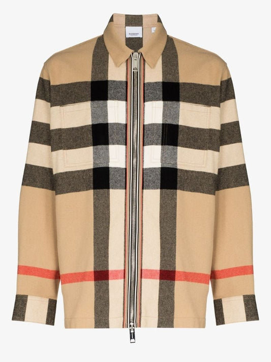 Hague Check Wool Shirt Jacket