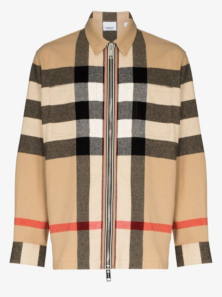 Hague Check Wool Shirt Jacket