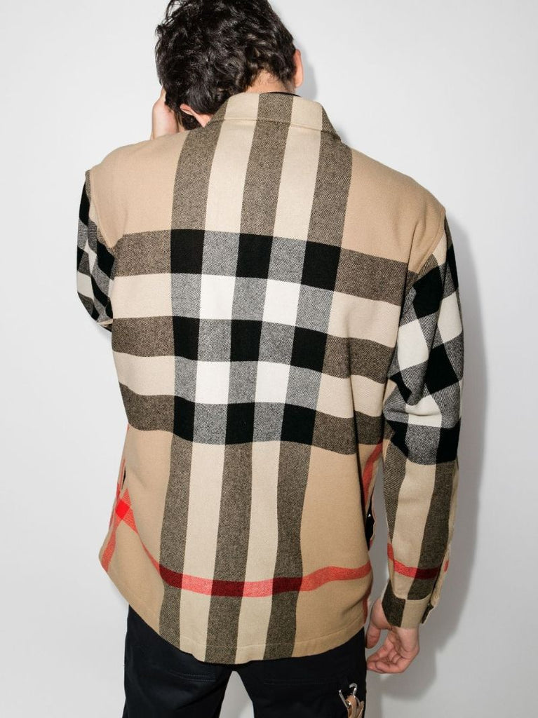 Hague Check Wool Shirt Jacket