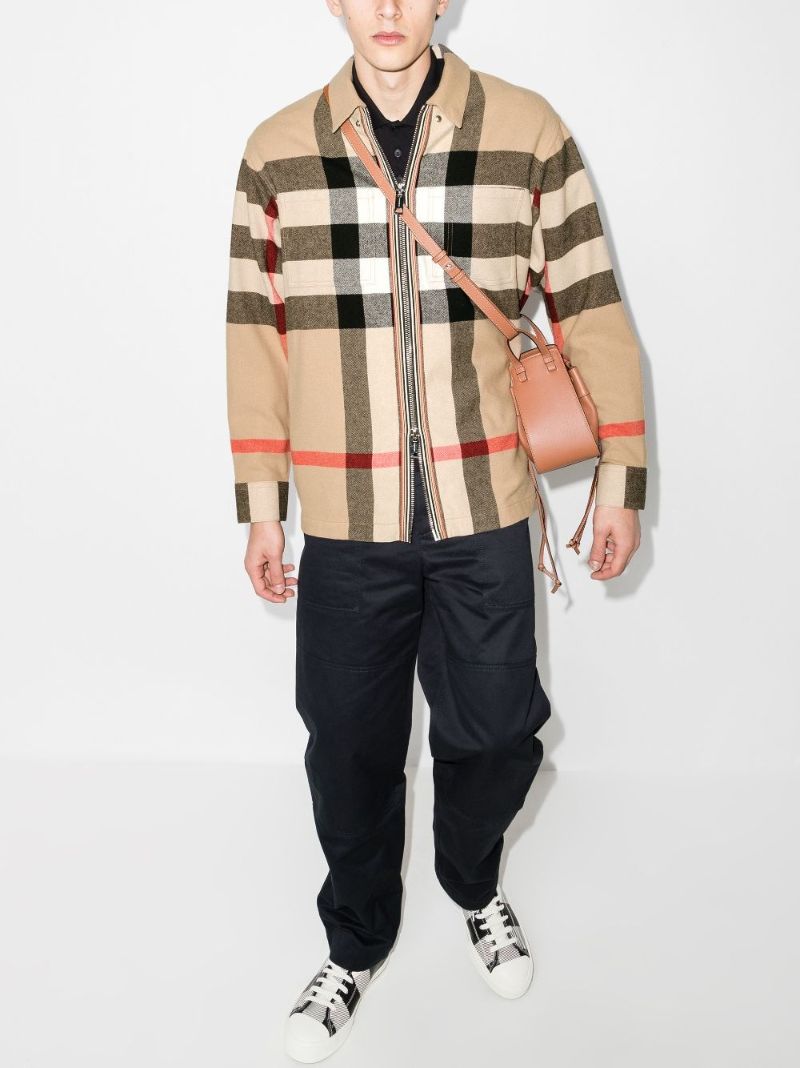 Hague Check Wool Shirt Jacket