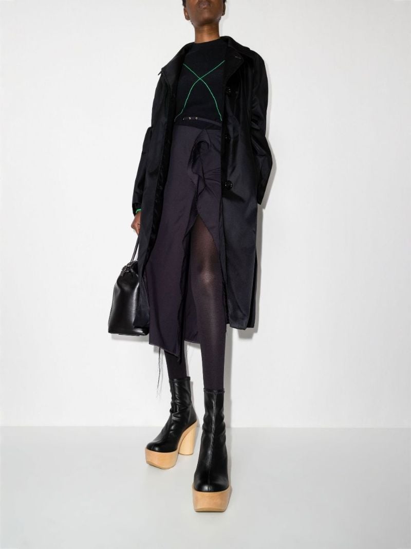 Black 110 Leather Platform Boots