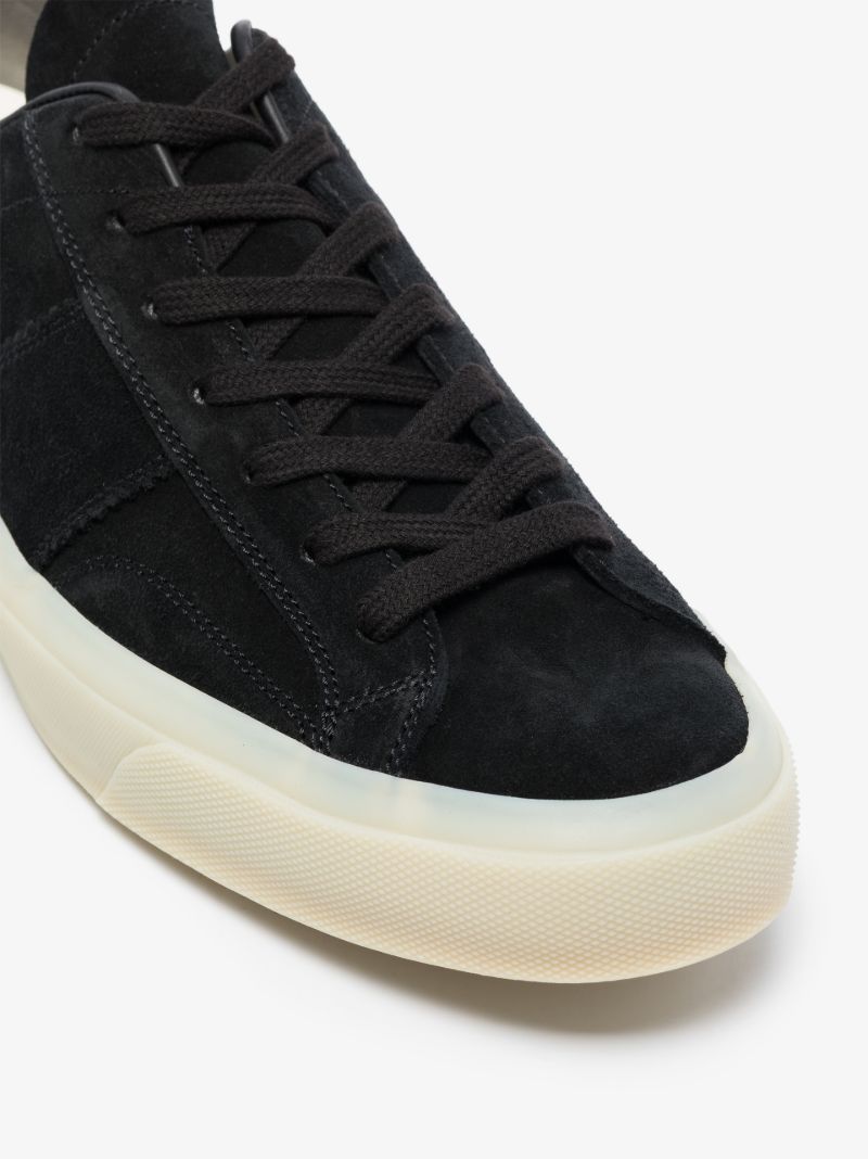 Black Cambridge Suede Low Top Sneakers