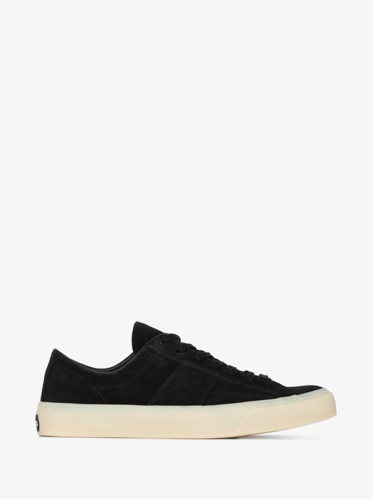 Black Cambridge Suede Low Top Sneakers