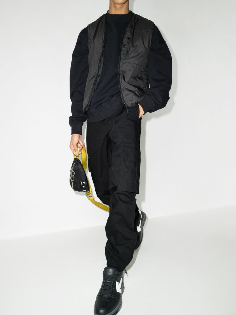 Diag Print Cargo Trousers
