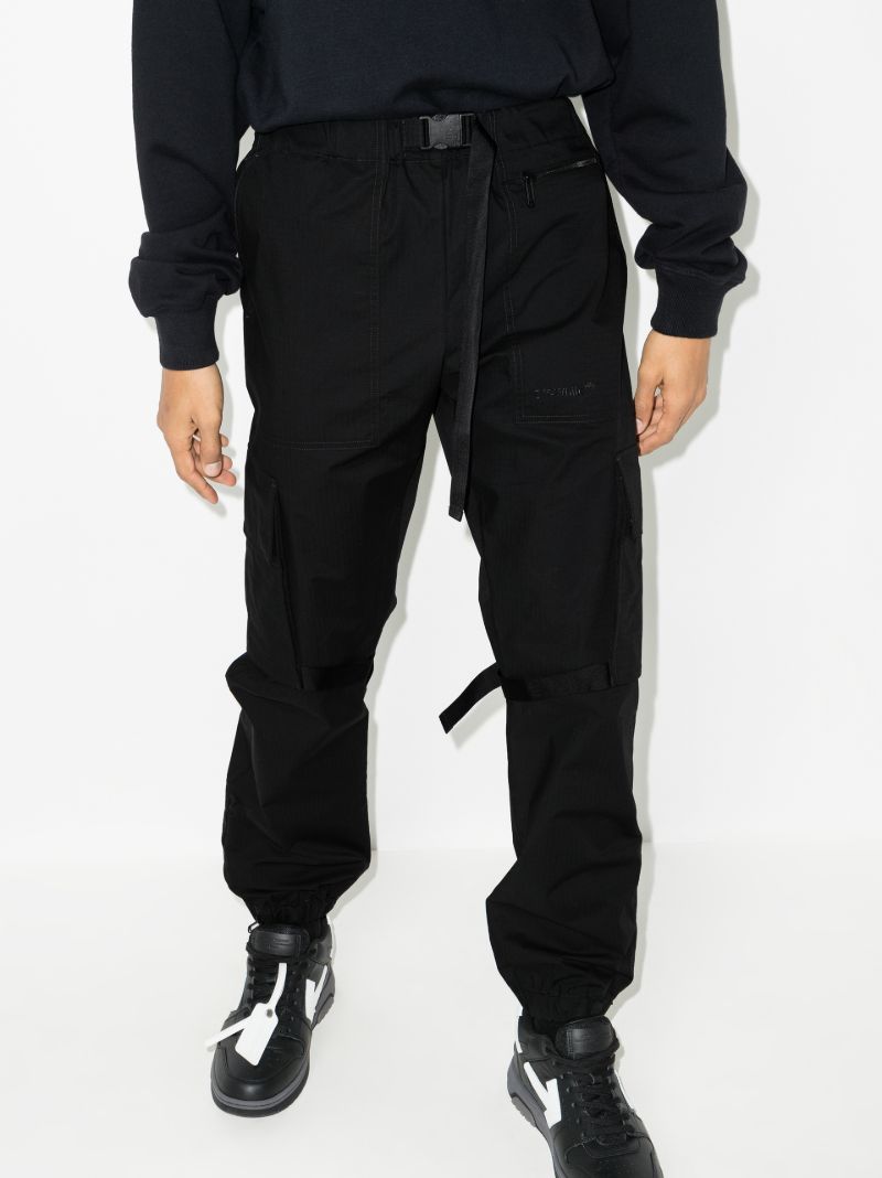 Diag Print Cargo Trousers
