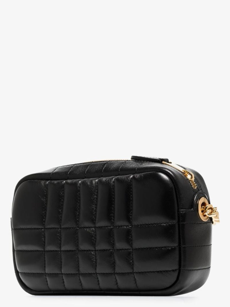 Black Lola Leather Cross Body Bag