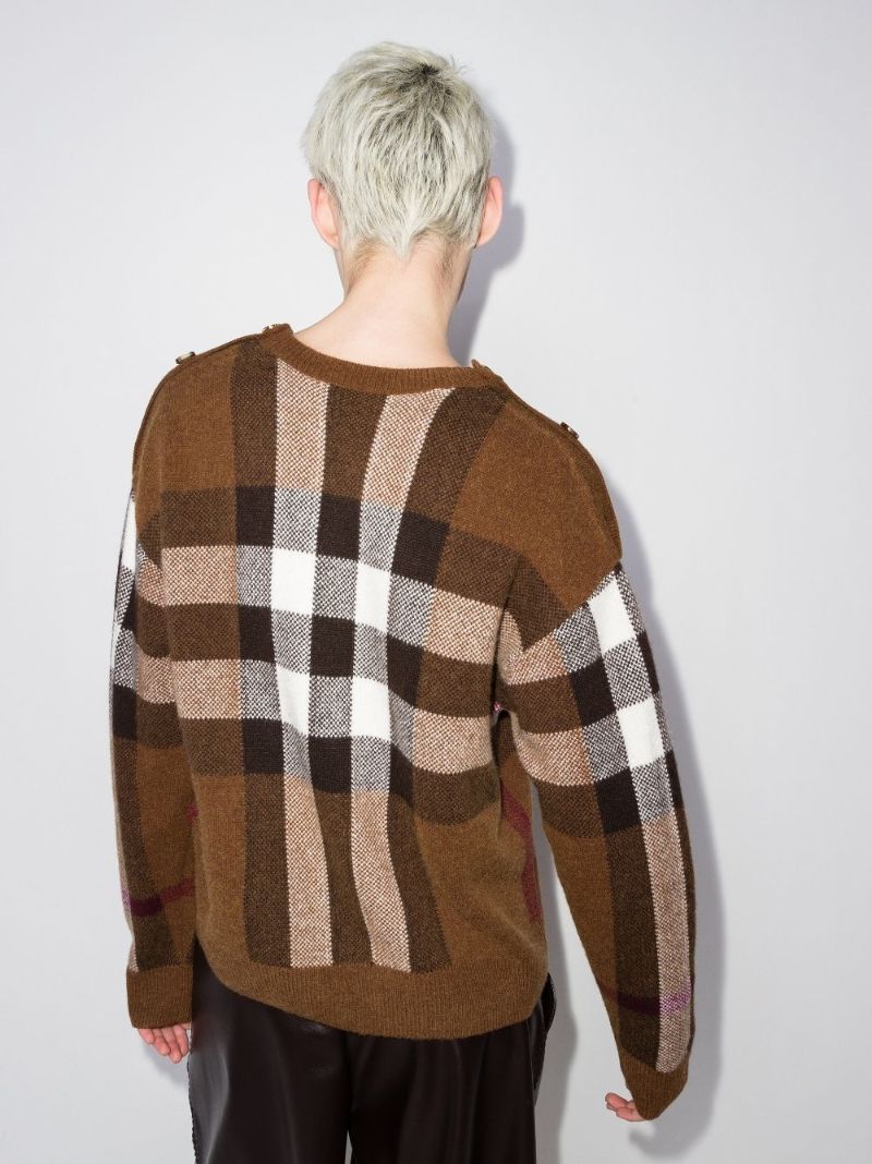 Darla Check Intarsia Sweater