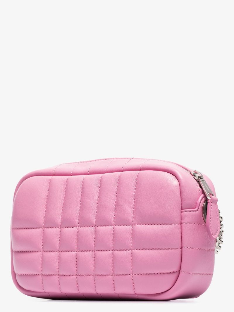 Pink Lola Leather Cross Body Bag