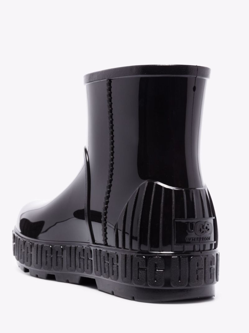 Black Drizlita Ankle Rubber Rain Boots