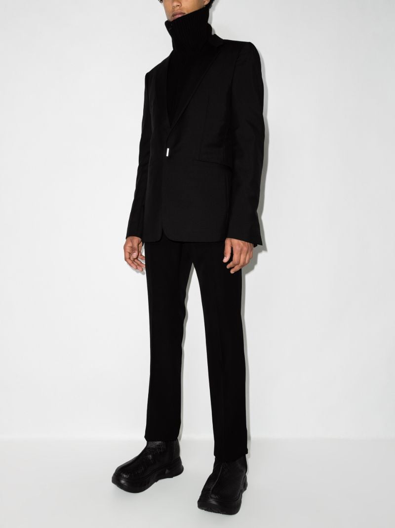 Single-breasted Hook Blazer
