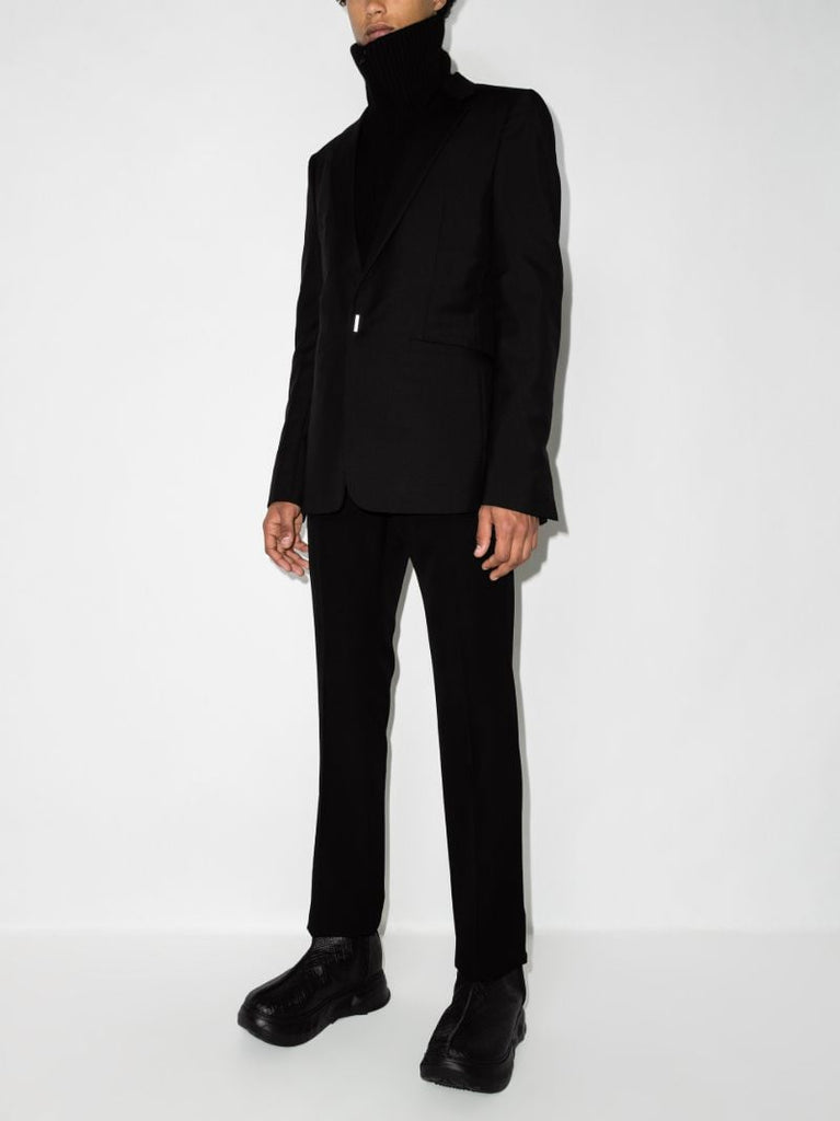 Single-breasted Hook Blazer