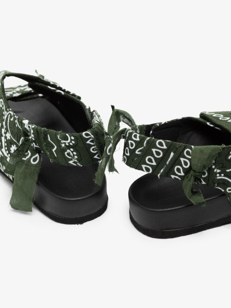 Green Apache Bandana Sandals