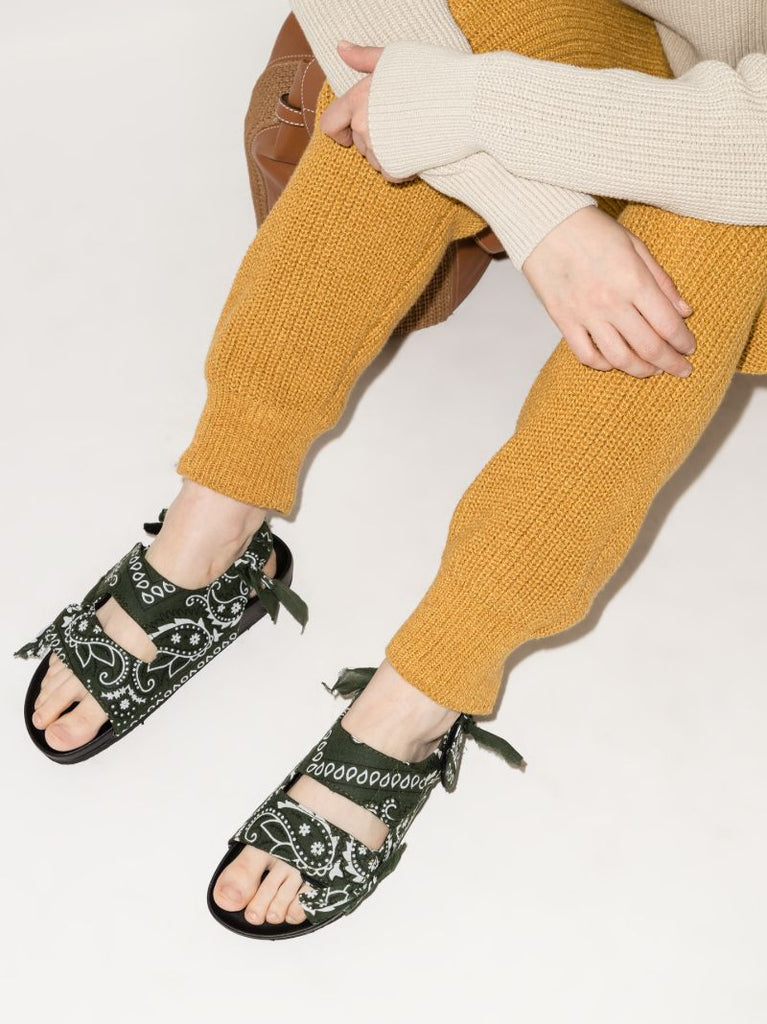 Green Apache Bandana Sandals
