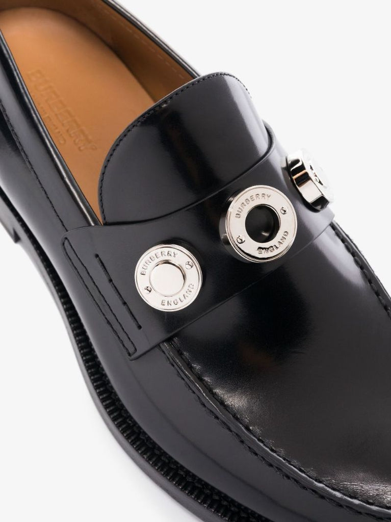 Black Leather Loafers
