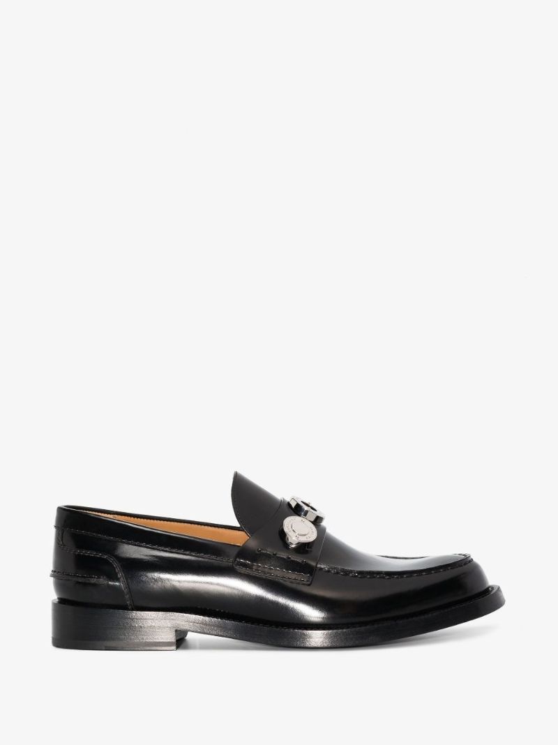 Black Leather Loafers
