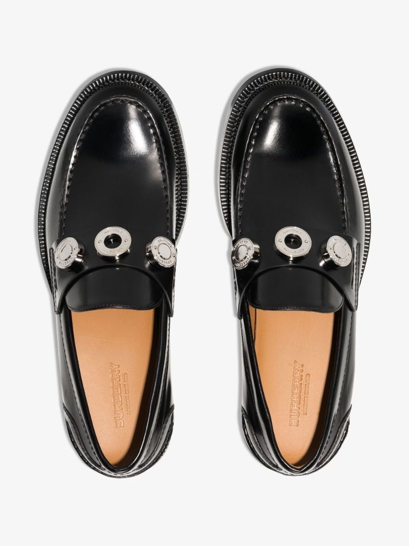 Black Leather Loafers