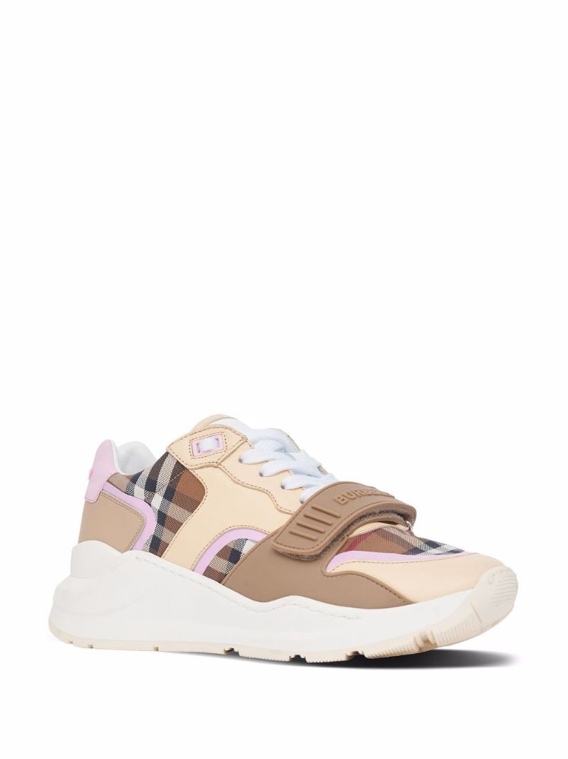 Brown Vintage Check Low-top Sneakers