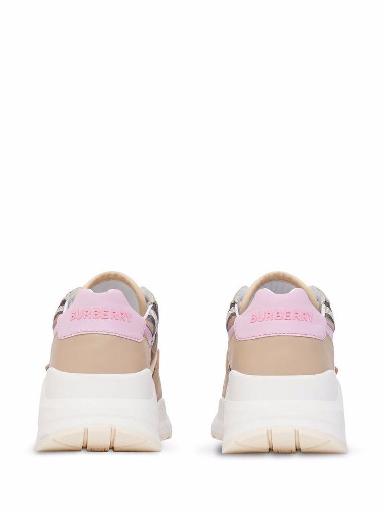Brown Vintage Check Low-top Sneakers