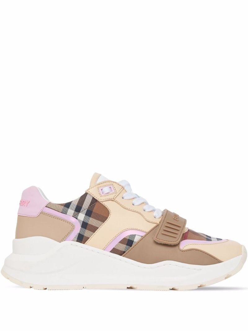 Brown Vintage Check Low-top Sneakers