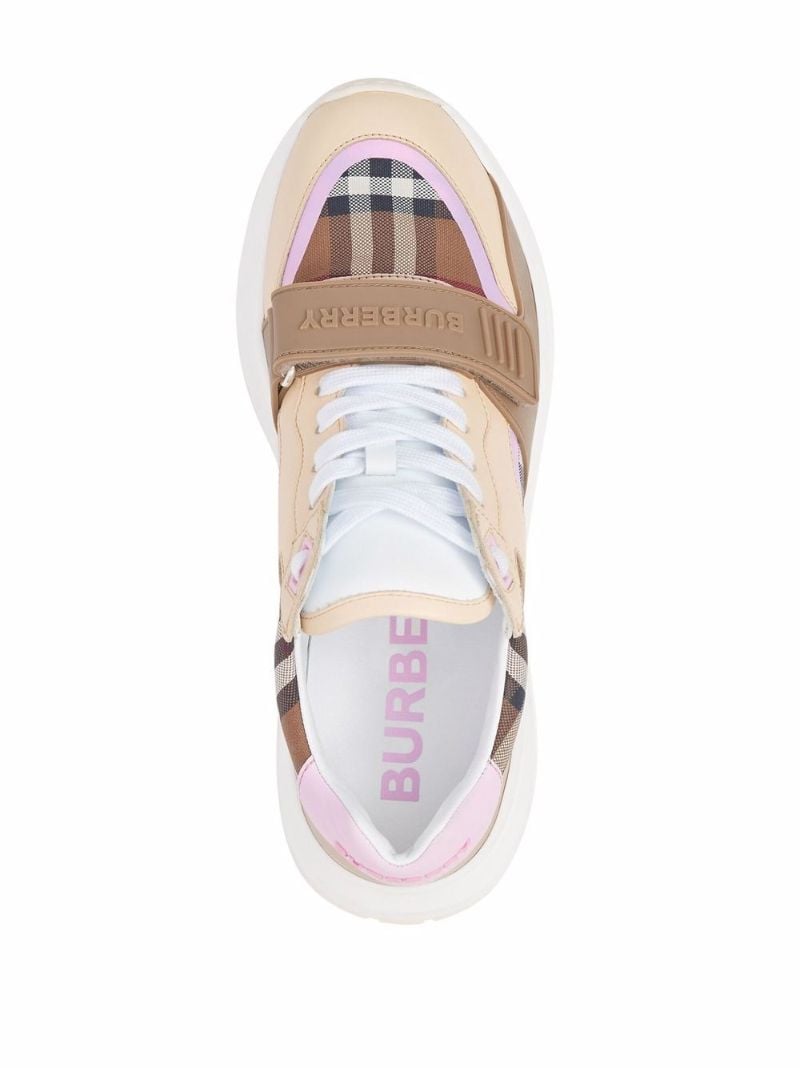 Brown Vintage Check Low-top Sneakers
