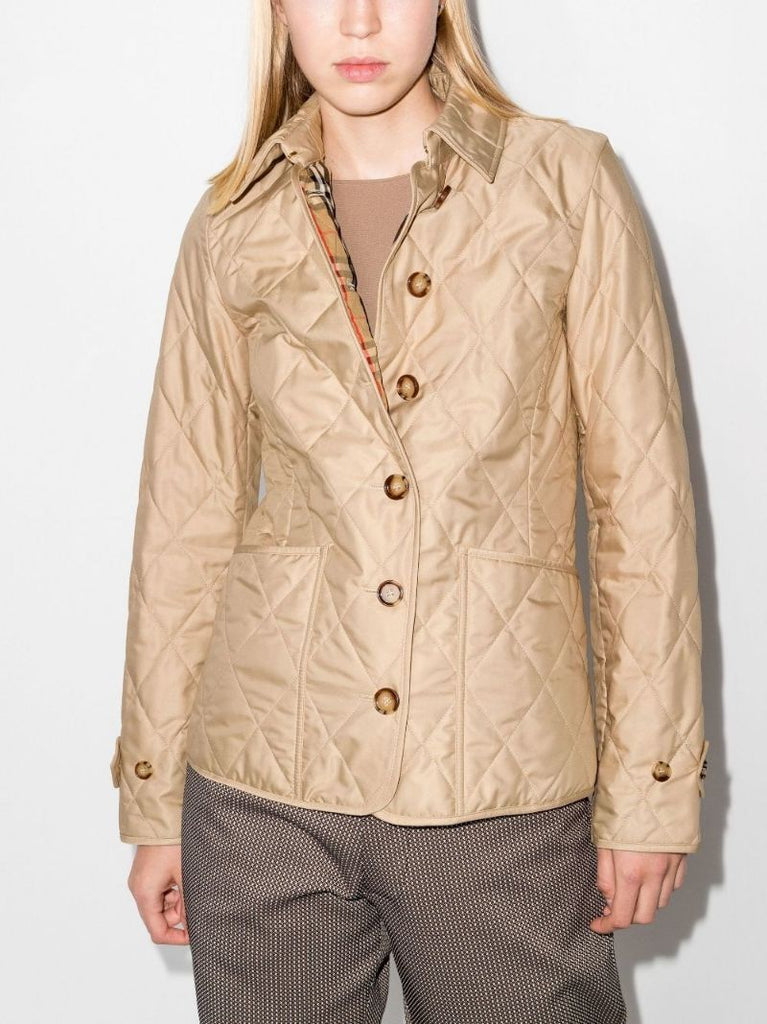 Neutral Quilted Jacket