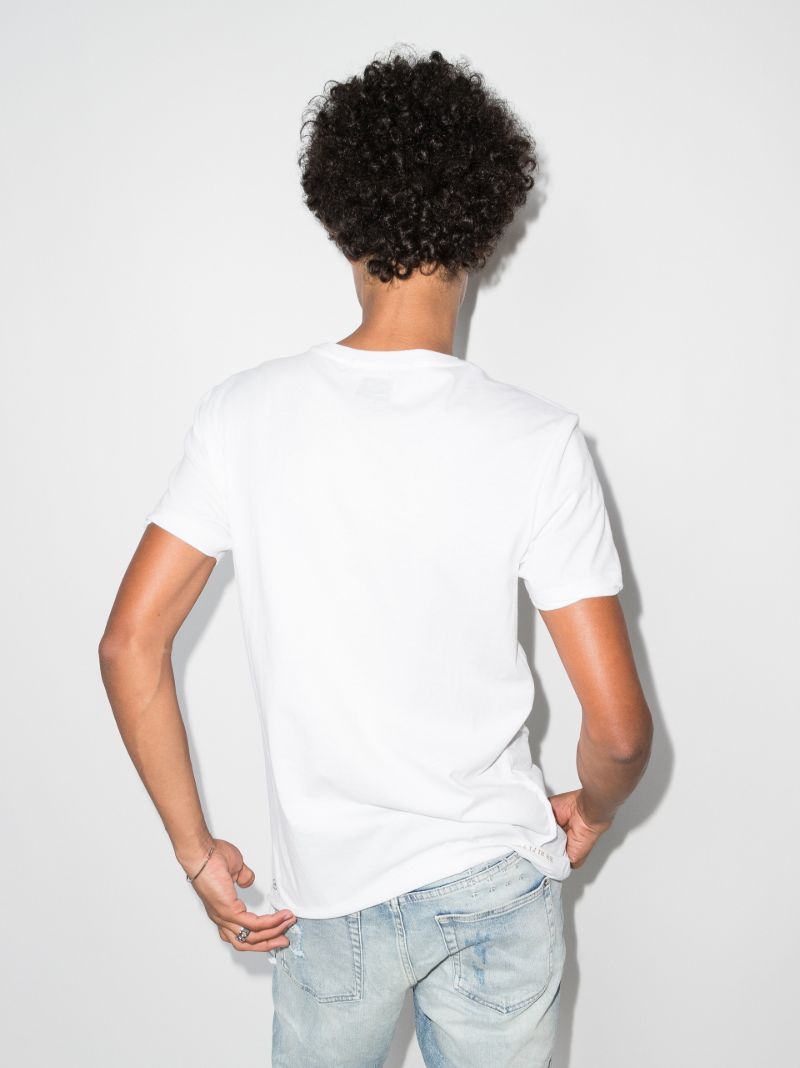 Ksucks Print Seeing Lines Cotton T-shirt