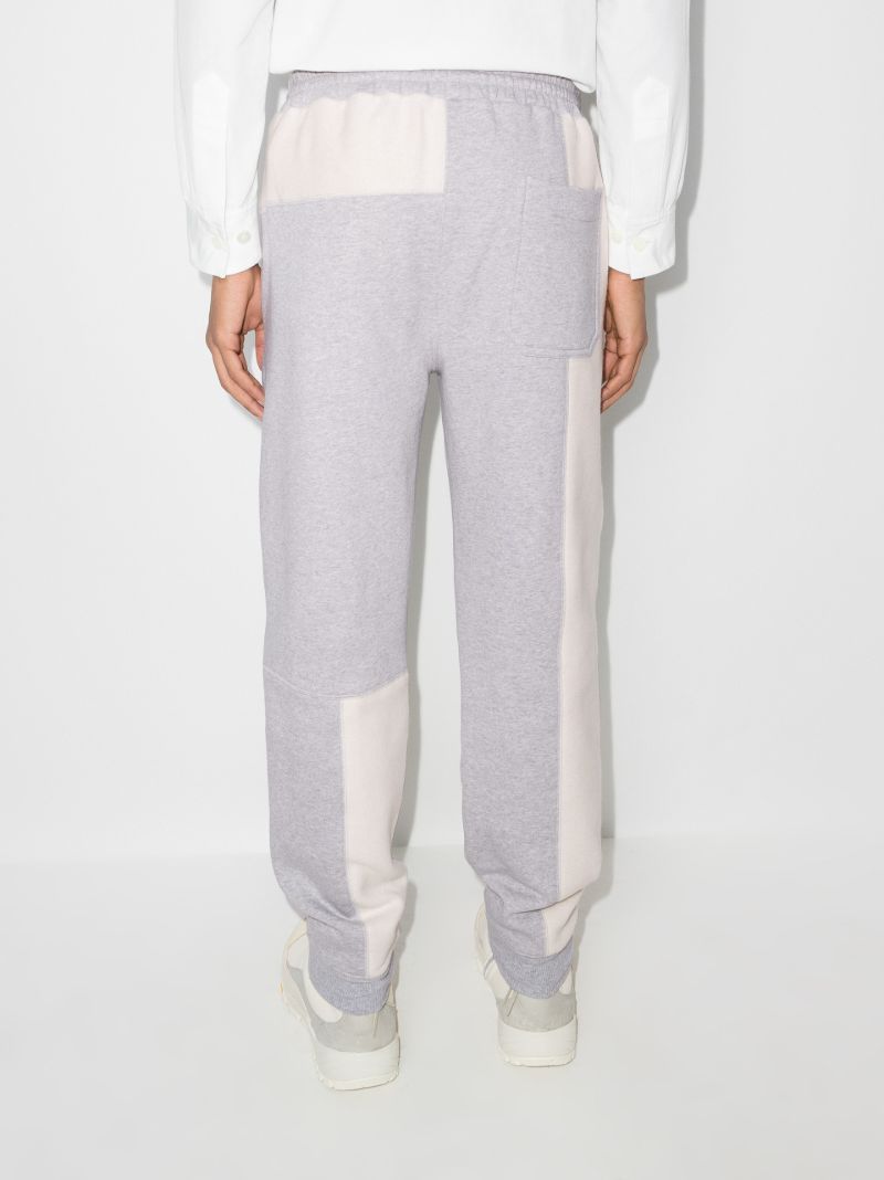 Colour Block Cotton Track Pants