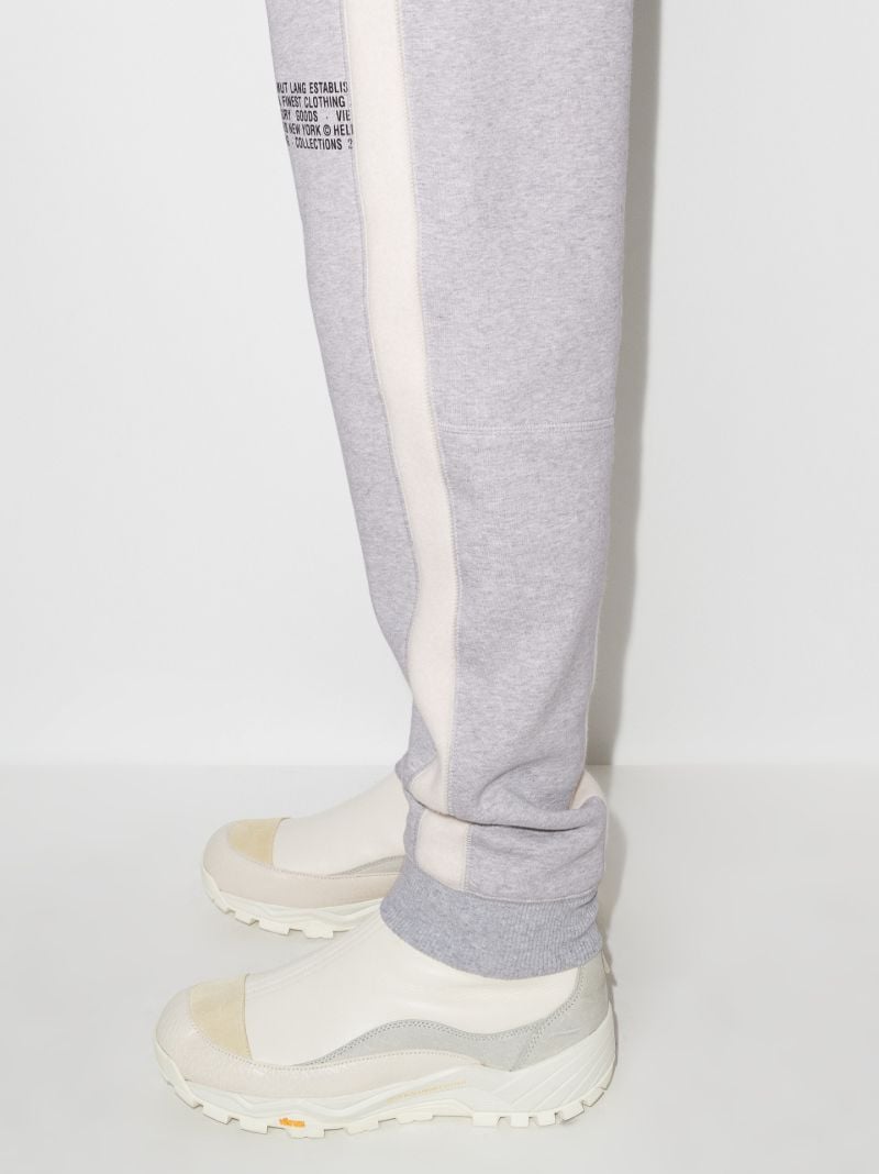 Colour Block Cotton Track Pants