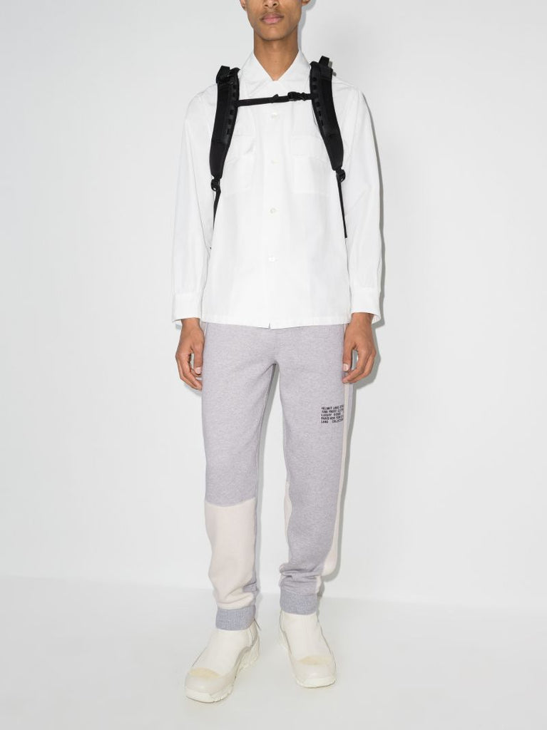 Colour Block Cotton Track Pants