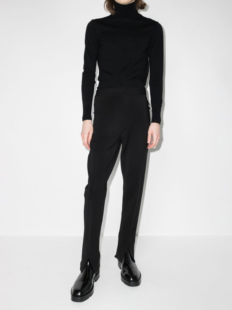 Zip Cuff Skinny Trousers