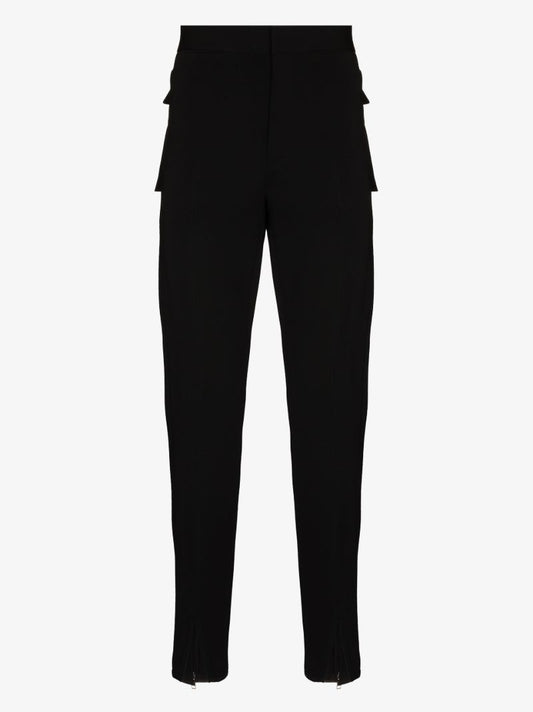 Zip Cuff Skinny Trousers
