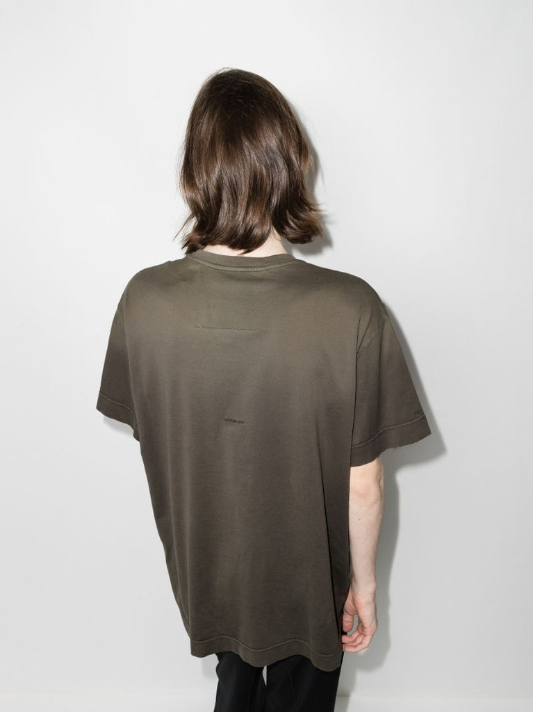 X Chito Tag Effect Dog Print T-shirt