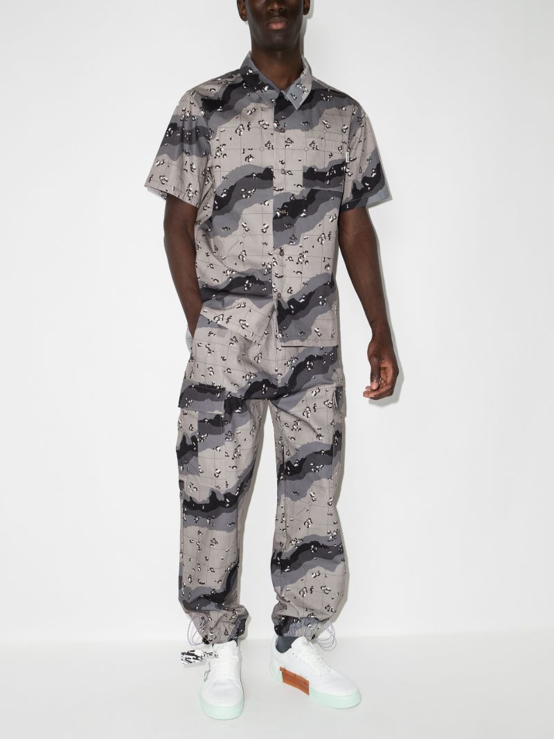 Camouflage Cotton Track Pants