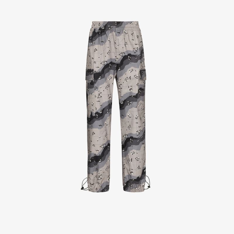 Camouflage Cotton Track Pants