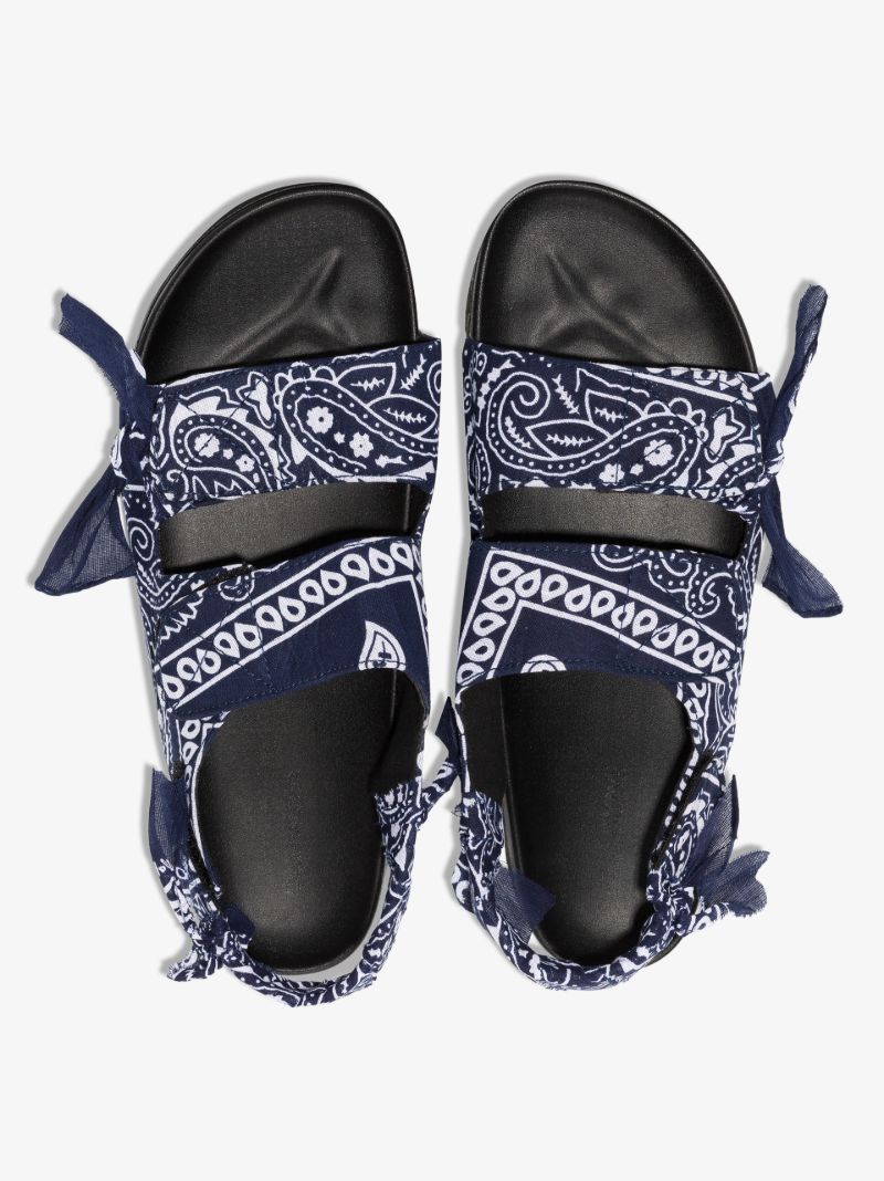 Blue Apache Bandana Sandals