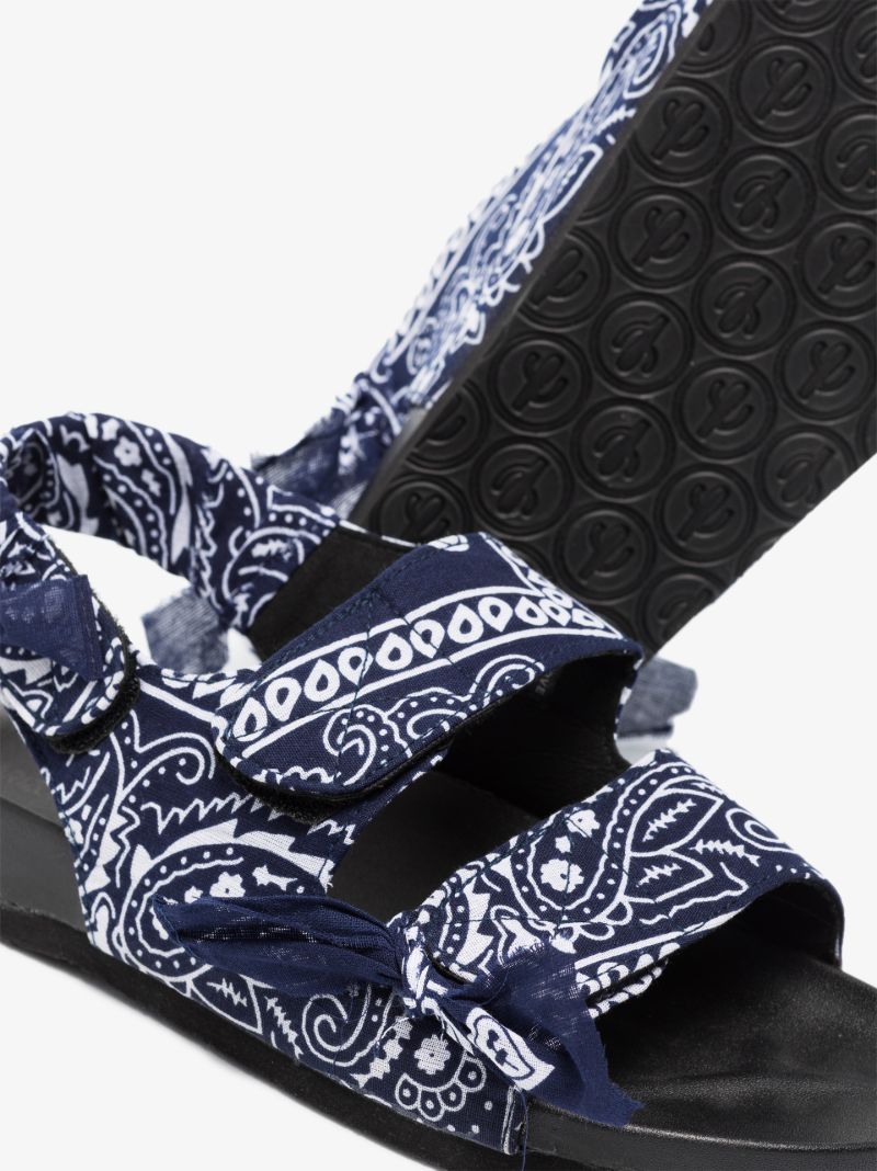 Blue Apache Bandana Sandals