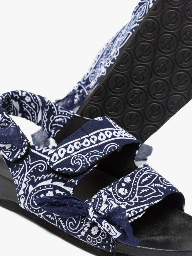 Blue Apache Bandana Sandals