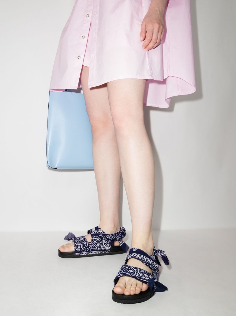 Blue Apache Bandana Sandals