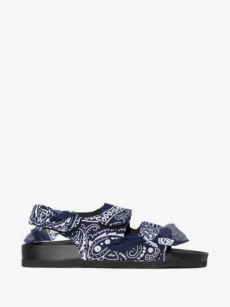 Blue Apache Bandana Sandals