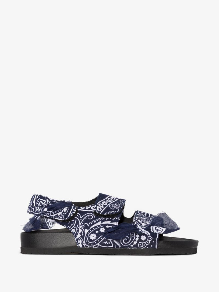 Blue Apache Bandana Sandals